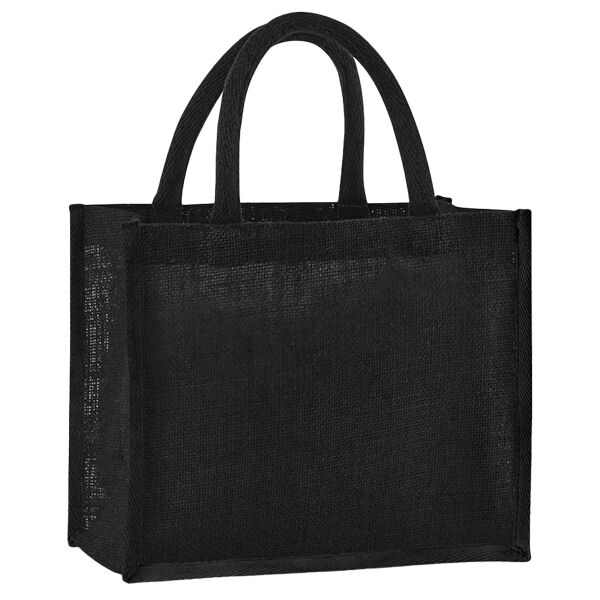 Natural starched jute midi tote Thumbnail